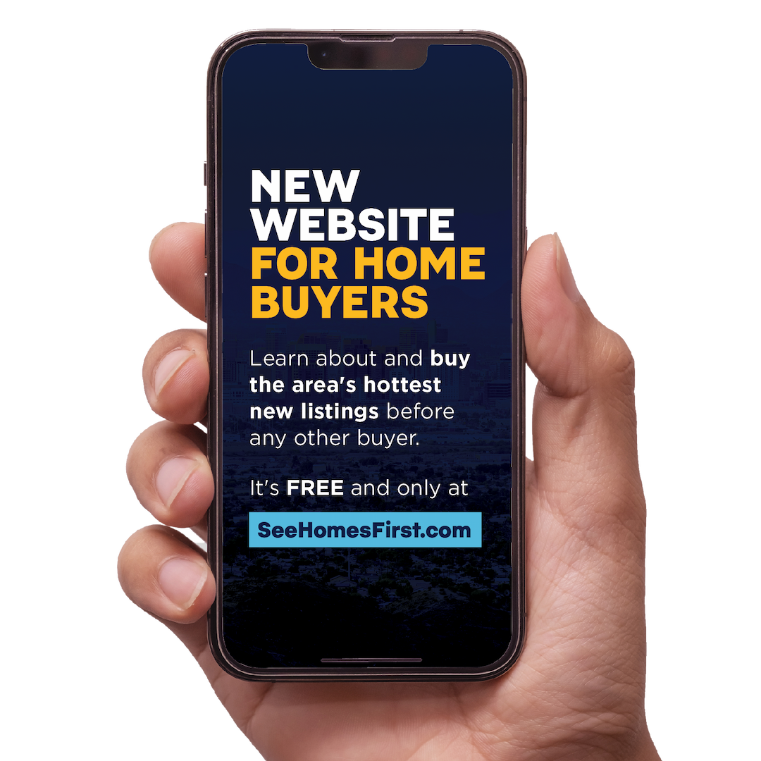 Phone showing SeeHomesFirst